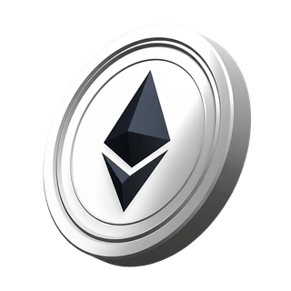 Ethereum ETH coin decorative visual on crypto registration