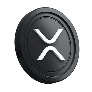 XRP Ripple coin decorative element on free guide section